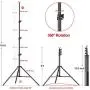 Emart 8.5 x 10 ft Photo Backdrop Stand , Adjustable Photography Muslin Background Support System Stand for Photo Video Studio