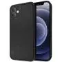 Phone Case Cover and Leather Wallet Card Holder Magnetic (Black, iPhone 12)