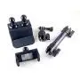 Dash Mount Cell Phone Holder Jeep Compatible Wrangler JK and JKU (2011-18) 2 Mounts for Action Camera and GPS Navigation with iPhone and Android Smartphones – Metal Base/Carbon Fiber Kevlar Arm