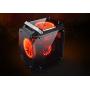 CONISY 120 mm Computer Case Cooling Fan Ultra Quiet LED PC Gaming High Airflow Fans (Orange)