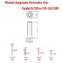 HICTOP Upgraded Replacement Aluminum MK8 Extruder Drive Feed for Creality 3D Printer Ender 3/3Pro CR-10, CR-10S, CR-10 S4, and CR-10 S5 HICTOP Upgraded Replacement Aluminum MK8 Extruder Drive Feed for Creality 3D Printer Ender 3/3Pro CR-10, CR-10S, CR-10 S4, and CR-10 S5