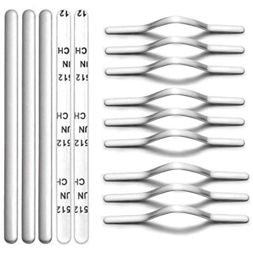 nose bridge strip for mask, 90MM Metal Flat Nose Clips Nose Bridge Bracket, DIY mask supplies (100pcs)