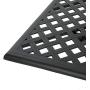 Christopher Knight Home Cayman Cast Aluminum Rectangle Table, Black Sand
