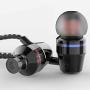 VPB Corded Earbuds HiFi Dynamic Earphones with Deep Bass Driven Noise Isolation Metal Cavity Compatible with iPhone iPad Samsung LG Tablet with Mic (4 Pairs+Microphone and Volume Control)