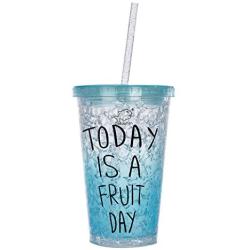 DAKOUFISH BPA-Free 12 Piece 9 Inch Reusable Clear Plastic Glitter Sparkle Drinking Straw Plus one Cleaning Brush (Clear,9inch)