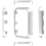 Leotop Compatible with Apple Watch Case 38mm, Metal Bumper Protective Cover Frame Accessories Women Girl Bling Shiny Crystal Rhinestone Diamond Compatible iWatch Series 3/2/1(Diamond Silver, 38mm)