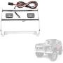 RC Car Metal Bumper with LED Upgrade Parts for TRX4 Bronco 82046-4 Car Part Accessory