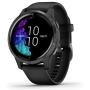 Garmin 010-02173-11 Venu, GPS Smartwatch with Bright Touchscreen Display, Features Music, Body Energy Monitoring, Animated Workouts, Pulse Ox Sensor and More, Black