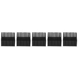 5PCS Aluminum Heat Sink, Aluminum Heat Sink Heatsink Module Cooling Fin Radiator Cooler Fin for Fan PCB Board, 40 x 20 x 40mm Heatsink Thermal (Black)