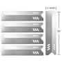 SHINESTAR 15 inch Grill Replacement Parts for Dyna-Glo DGF493BNP, Backyard Grill BY13-101-001-13, BY15-101-001-02, Uniflame GBC1059WB, Durable Stainless Steel Heat Plate, 5-Pack