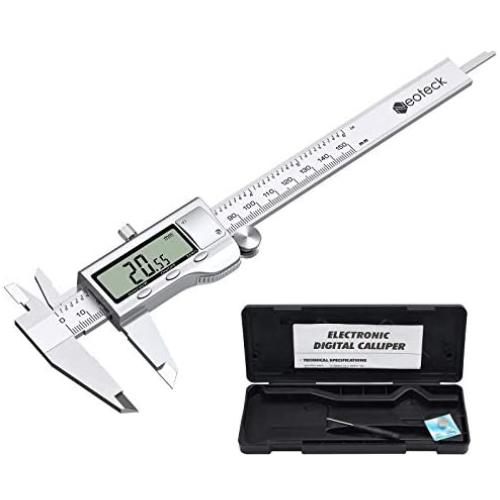 Neoteck 6 inch Digital Caliper, Full-metal Electronic Calipers Measuring Tool Fractions/ Inch/ mm Conversion