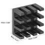 uxcell Electronic Radiators Heatsink for MOS GPU IC Chip Black 14 x 14 x 8 mm 5pcs