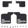 LICHIFIT Rubber Mudguard Front & Back Mud Fender Guard with Metal Stand for TRX4 Blazer K5 RC Car Upgraded Parts