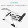 ELECOM Aluminum Drawing Stand for 9.7-12.9inch Tablets, Adjustable 4 Level Angles, Slip Resistance Parts Attached/White/TB-DSDRAWWH