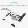 ELECOM Aluminum Drawing Stand for 9.7-12.9inch Tablets, Adjustable 4 Level Angles, Slip Resistance Parts Attached/White/TB-DSDRAWWH