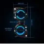 Bicycle Flashlight lamp Holder Fixing Frame 360 Degree rotatable Universal Bicycle Flashlight clamp, Bicycle Handlebar/Front and Rear Wheel rods/Front Light Frame Flashlight Bracket Bicycle Flashlight lamp Holder Fixing Frame 360 Degree rotatable Universal Bicycle Flashlight clamp, Bicycle Handlebar/Front and Rear Wheel rods/Front Light Frame Flashlight Bracket