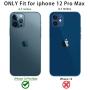 Casetego Compatible with iPhone 12 Pro Max Camera Lens Protector,[2 Pack] Aluminum Alloy Lens Protective Ring Circle Metal Camera Lens Protector for iPhone 12 Pro Max 6.7 inch,Green