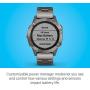 Garmin fenix 6 Sapphire, Premium Multisport GPS Watch, Features Mapping, Music, Grade-Adjusted Pace Guidance and Pulse Ox Sensors, Titanium