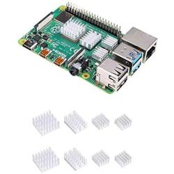 Enokay Raspberry Pi 4 Model B 4B Heat Sink Heatsink Heatsinks Set(Set of 2)(White)