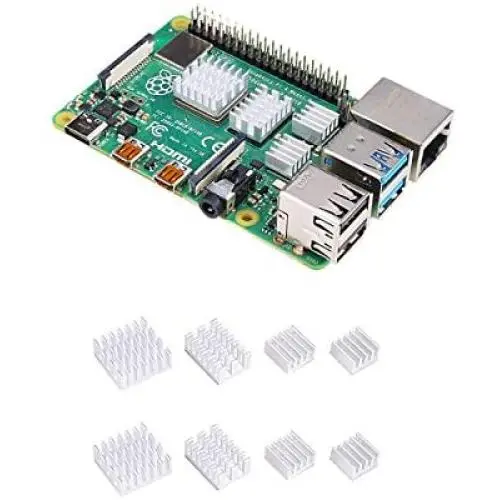 Enokay Raspberry Pi 4 Model B 4B Heat Sink Heatsink Heatsinks Set(Set of 2)(White) Enokay Raspberry Pi 4 Model B 4B Heat Sink Heatsink Heatsinks Set(Set of 2)(White)