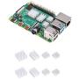 Enokay Raspberry Pi 4 Model B 4B Heat Sink Heatsink Heatsinks Set(Set of 2)(White)