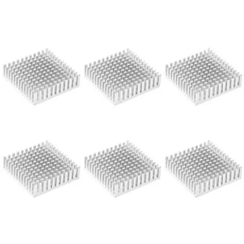 uxcell Electronic Radiator Heatsink for Stepper Motor,3D Printer 40x40x11mm Silver 6pcs uxcell Electronic Radiator Heatsink for Stepper Motor,3D Printer 40x40x11mm Silver 6pcs