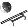 VGEBY RC Rear Bumper, Lightweight Metal Remote Control Vehicle Rear Bumper RC Upgrades Parts Replacement Accessories Fit for Traxxas TRX-4 G500 TRX-6 G63(Black)