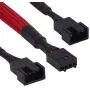 PWM Fan Splitter Cable, Yeebline 3 Pack Sleeved Braided Computer PC Fan Power Extension Cable 4 Pin Y Splitter 1 to 2 Converter (Red) PWM Fan Splitter Cable, Yeebline 3 Pack Sleeved Braided Computer PC Fan Power Extension Cable 4 Pin Y Splitter 1 to 2 Converter (Red)