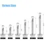 DYWISHKEY 220 Pieces 410 Stainless Steel #10 Hex Washer Head Self Drilling Sheet Metal Screws Assortment Kit DYWISHKEY 220 Pieces 410 Stainless Steel #10 Hex Washer Head Self Drilling Sheet Metal Screws Assortment Kit