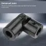 Universal Joint, Metal Flexible Universal Joint Cardan Shaft Coupling Motor Connector 16 × 32 × 85mm, Mini Universal cardan Coupling for Model Cars, Model Ships, Robots