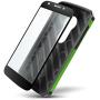 Moto E5 Plus / E5 Supra Case, Evocel [Explorer Series Pro] Premium Full Body Case with Glass Screen Protector, Belt Clip, Metal Kickstand for Motorola Moto E5 Supra/Moto E5 Plus, Green