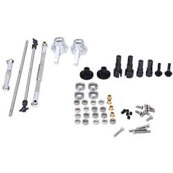 Vbest life RC Rear&Front Gear Set, Metal Front and Rear Gear Assemblies Set Compatible with MN-91 FJ-45 MN-D90 Truck Model