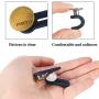 lorelo 14 Pieces Expander Button Waist Extender Pants Extender Button Metal Collar Extenders Elastic Collar Extenders for Men Women Dress Shirts