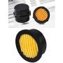 Anndason 2 PCS 1/2''PT 20mm Air Compressor Silencer Filter Metal Air Compressor Intake Filter Noise Muffler Silencer