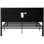 Zinus Cherie Faux Leather Classic Platform Bed Frame with Steel Support Slats, Queen