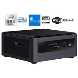 Intel NUC10i5FNH Home and Business Desktop Black (Intel i5-10210U 4-Core, 8GB RAM, 128GB m.2 SATA SSD, Intel UHD Graphics, WiFi, Bluetooth, 1xHDMI, SD Card, Win 10 Pro) with Hub