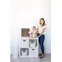 Ubbi Steel Odor Locking, No Special Bag Required Money Saving, Awards-Winning, Modern Design, Registry Must-Have Diaper Pail, White