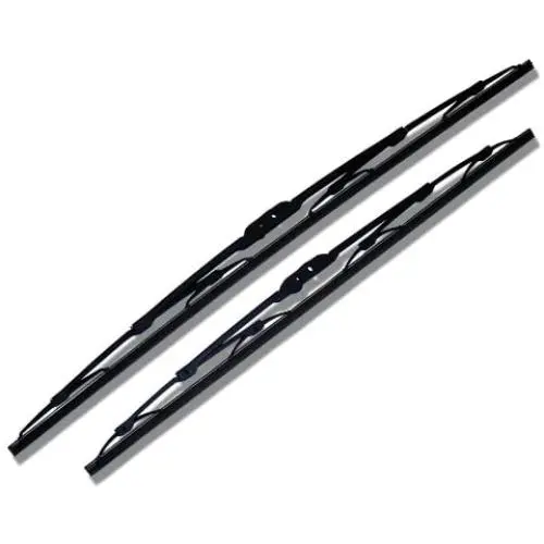 TuningPros WBMJ-28-28 Metal Frame Windshield Wiper Blade, 28'' (700mm) Driver Side & 28'' (700mm) Passenger Side, Set of 2