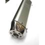 NEW! High Performance Exhaust System Muffler for GY6 50cc-400cc 4 Stroke Scooters ATV Go Kart (Silver)