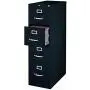 Scranton & Co 4 Drawer 22'' Deep Letter File Cabinet in Black, Fully Assembled Scranton & Co 4 Drawer 22'' Deep Letter File Cabinet in Black, Fully Assembled