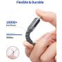 Micro USB Cable Android Charger, JSAUX (2-Pack 6.6FT) Micro USB Android Charger Cable Nylon Braided Cord Compatible with Galaxy S7 S6 J7 Edge Note 5, Kindle. MP3 and More-Grey