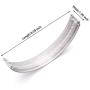 Replacement Headband, Replacement Top Headband Cushion Repair Parts, Compatible with Beats Studio 2.0 Wireless/Wired and Beats Studio 3.0 Over-Ear Headphone Only-Titanium