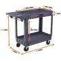 WEN 73002 500-Pound Capacity 40 by 17-Inch Service Utility Cart WEN 73002 500-Pound Capacity 40 by 17-Inch Service Utility Cart