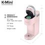 Keurig K-Mini Coffee Maker, Single Serve K-Cup Pod Coffee Brewer, 6 to 12 oz. Brew Sizes, Dusty Rose