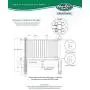 WamBam Traditional 4 by 7-Feet Premium Yard and Pool Vinyl Fence Panel with Post and Cap WamBam Traditional 4 by 7-Feet Premium Yard and Pool Vinyl Fence Panel with Post and Cap