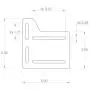 Ronin Factory Bed Frame Brackets Adapter for Headboard Extra Heavy Duty, Set of 2 Brackets with Hardware Modification Plate Ronin Factory Bed Frame Brackets Adapter for Headboard Extra Heavy Duty, Set of 2 Brackets with Hardware Modification Plate
