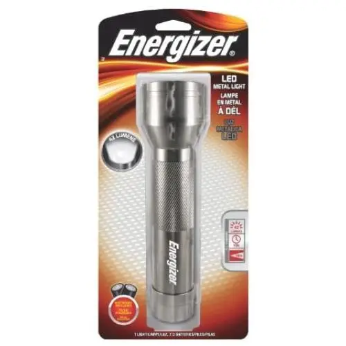 Energizer 6 LED Metal Flashlight with Non-Slip Textured Grip (Batteries Included) Energizer 6 LED Metal Flashlight with Non-Slip Textured Grip (Batteries Included)