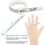 Ring Sizer Mandrel Measuring Tool Iron/Steel/Plastic Gauge Finger Measurement Set With 3 Piece Jewelry Polishing Cloth
