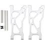 Tbest 2 Pcs Front Lower Arm,Metal Lower Suspension Pull Rod for VRX 1/10 RC Car Model Toy Spare Part