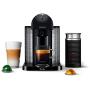 Breville BNV250BKM1BUC1 Vertuo Coffee and Espresso Machine, 19.25 x 11 x 15.25 in, Matte Black